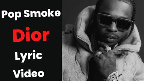 what does dior mean pop smoke|Dior Pop Smoke lyrics.